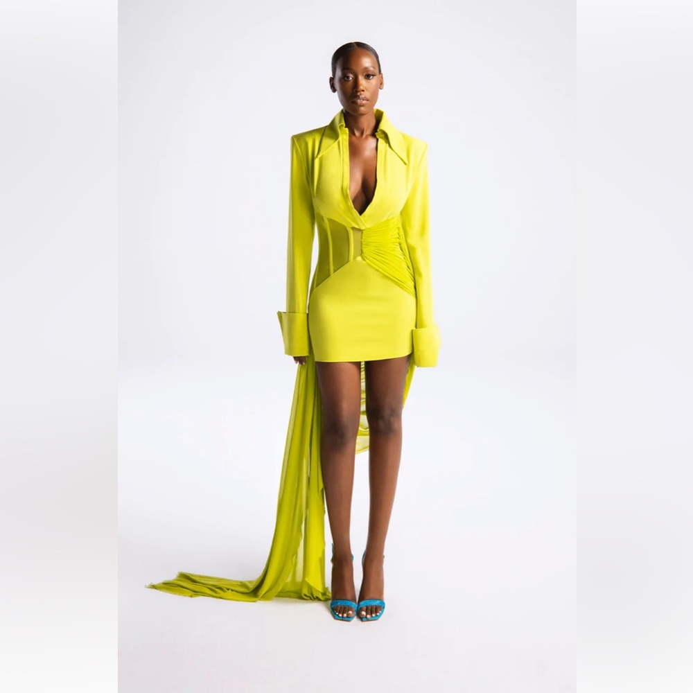 Hanifa Ari Drape Dress 💚